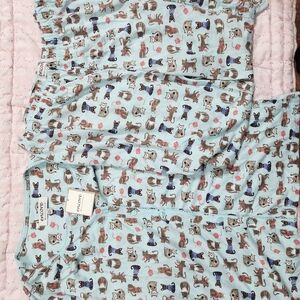 Encore by Karen Neuburger Cat Button-Up Pajama Set XL